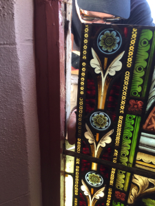 Cutting out the sacrificial border